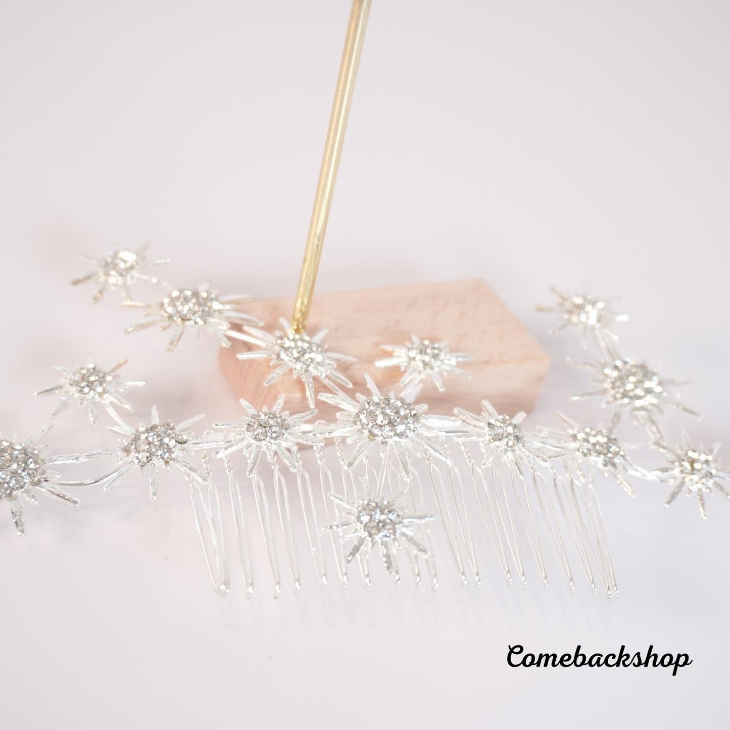 Crystal Bride Wedding Hair Comb Hair Accessories Bridal Side Combs Headpiece for Women star haircomb headpiece