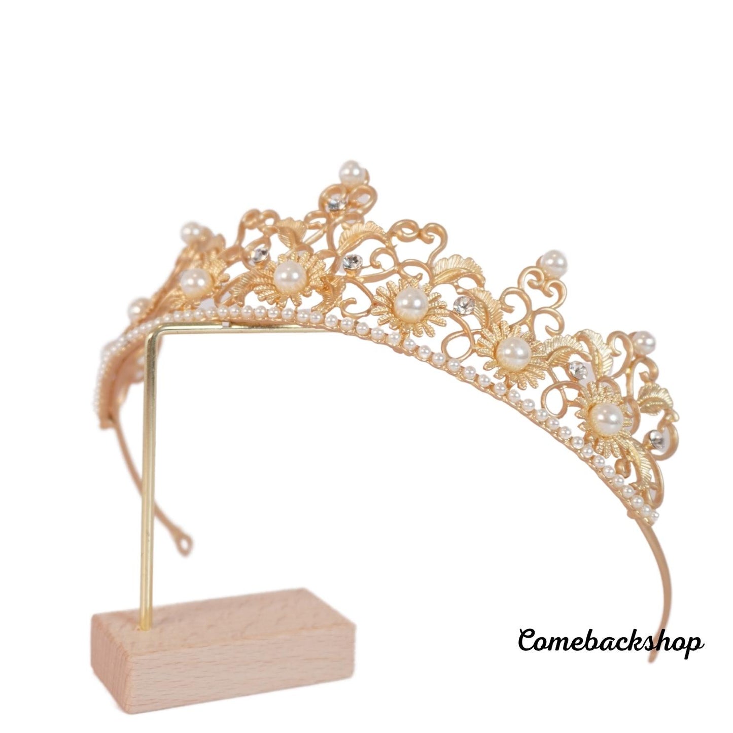 Baroque Queen Crown - Rhinestone Wedding Crowns and Tiaras for Women, Party Hair Accessories,Swarovski