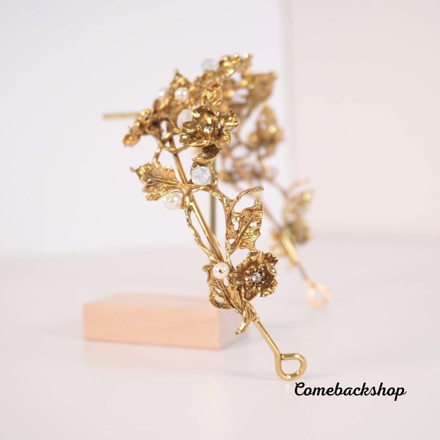 Wedding Tiara crown Crystal Clip Pearl Hairpin Rhinestone Bridal Hair Accessories,cosplay headband headpiece