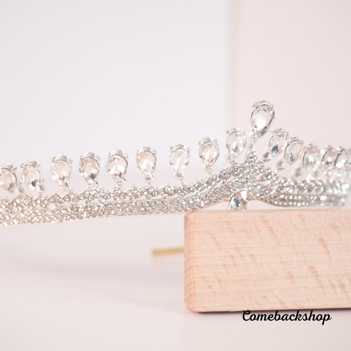 Wedding Crown Tiaras Marquise-Cut Zircon CZ Rhinestone Prom Crown,Swarovski