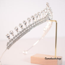 Load image into Gallery viewer, Wedding Crown Tiaras Marquise-Cut Zircon CZ Rhinestone Prom Crown,Swarovski