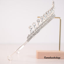 Load image into Gallery viewer, Wedding Crown Tiaras Marquise-Cut Zircon CZ Rhinestone Prom Crown,Swarovski