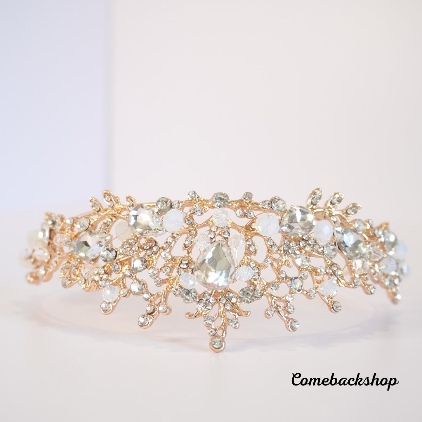 Crowns Flower Leaf Hairbands Brides Wedding Hair Accessories