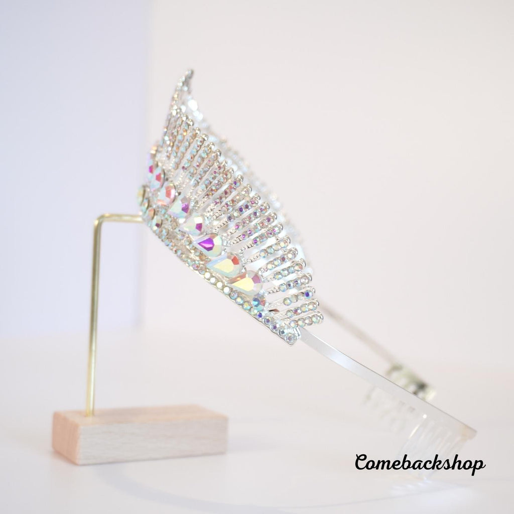 bride wedding hair jewelry crystal tiara bridal crown,Swarovski –  comebackshopp