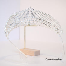 Load image into Gallery viewer, bride wedding hair jewelry crystal tiara bridal crown,Swarovski