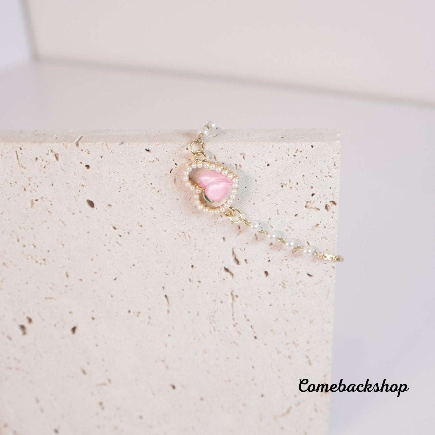 Peach bracelet cute Designer Charm Bracelets on Hand Female Fashion Jewelry Gift