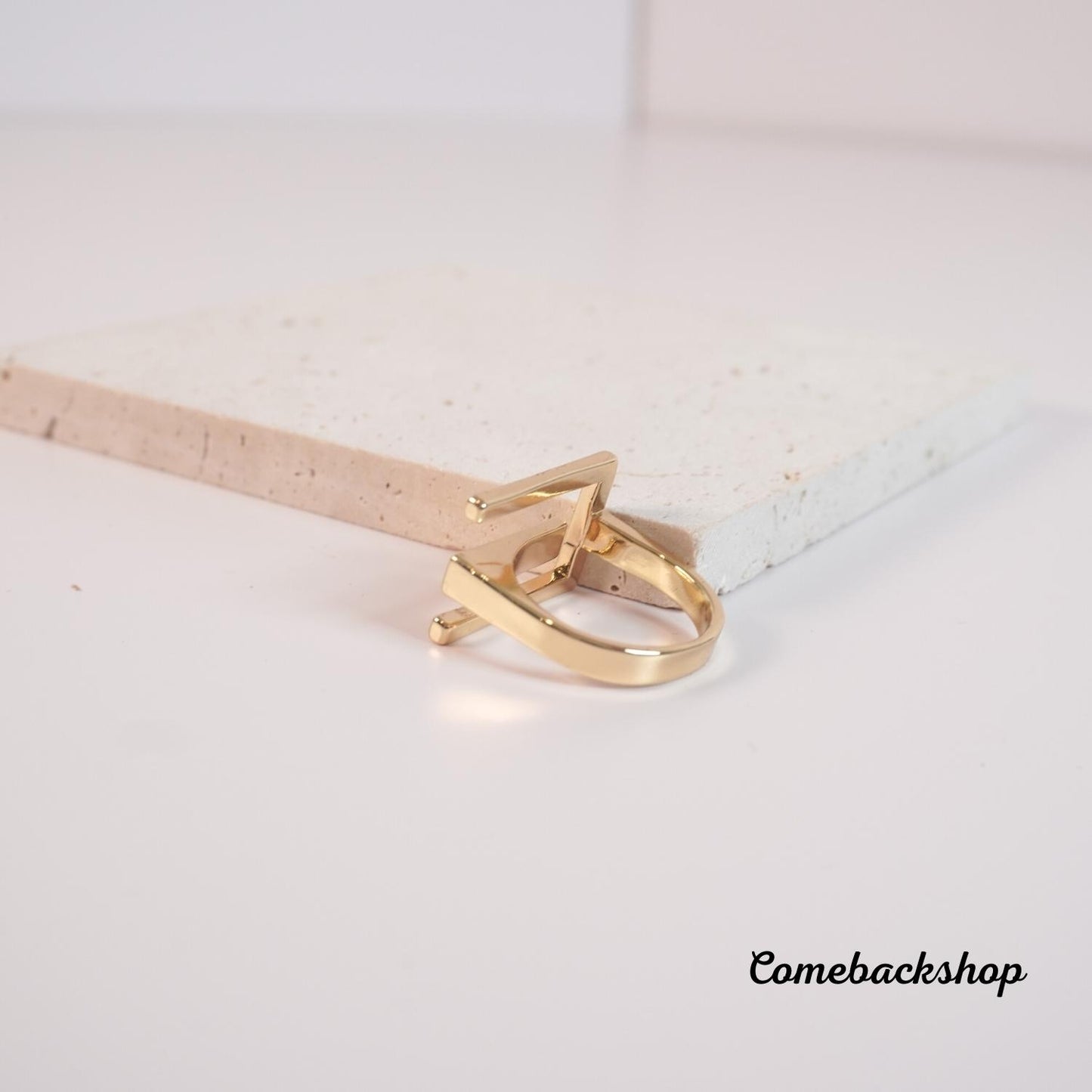 Eternity Promise Gold Crystal Ring Engagement Wedding Band Rings Women Men Finger Party Jewelry