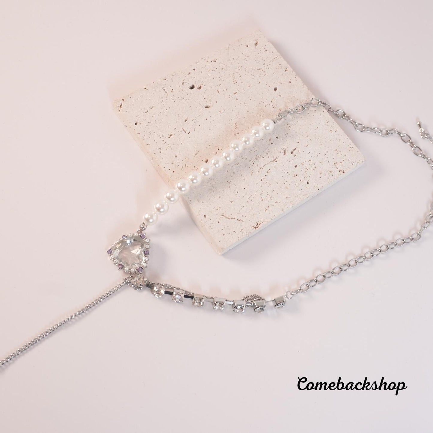 Heart necklace Necklace Ladies Exquisite Double Layer Clavicle Chain Necklace Jewelry for Ladies Gift