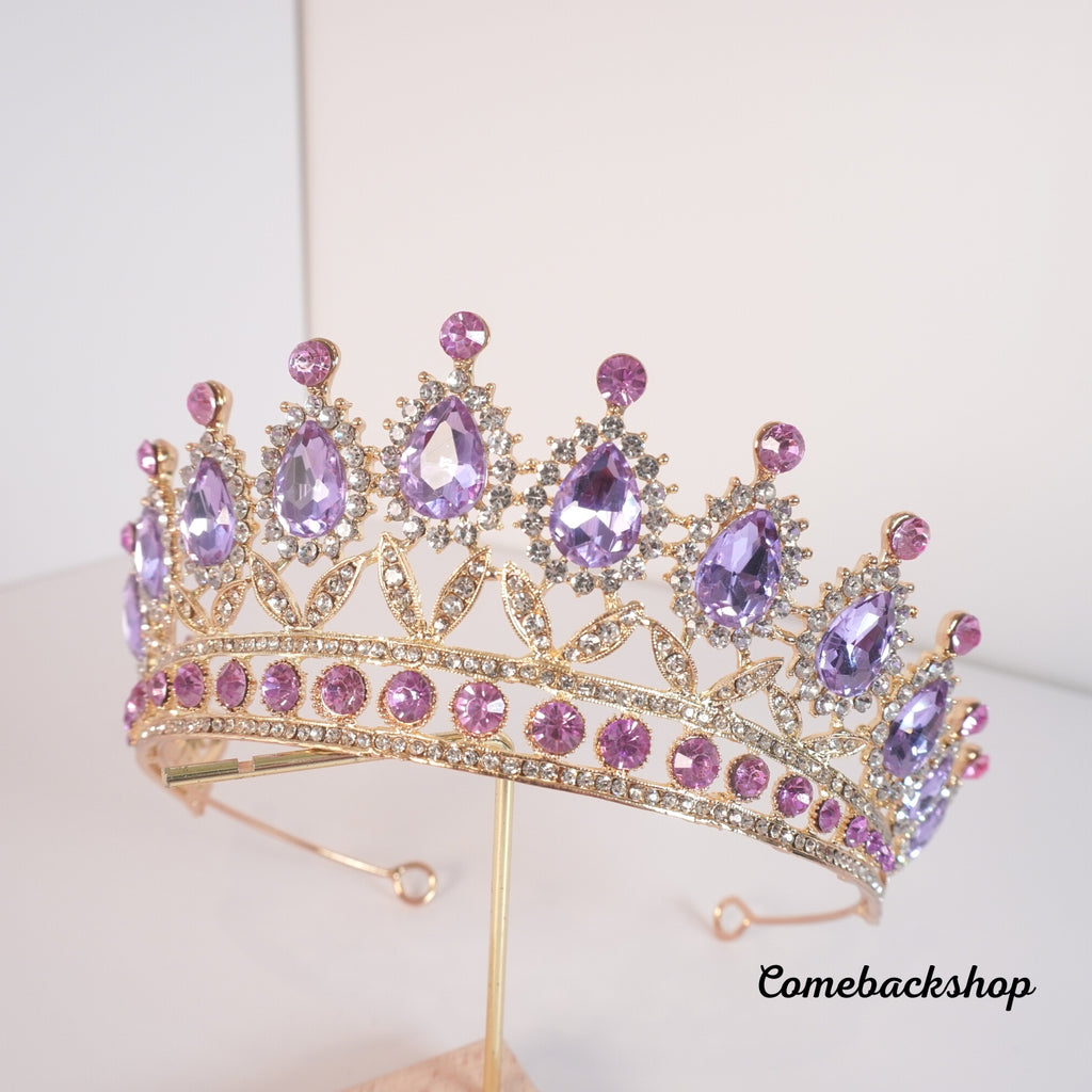 Tiara Crowns for Women Tiaras for Girls Princess Crown for Birthday Costume Bride Wedding Queen, Crystal Tiara Headband