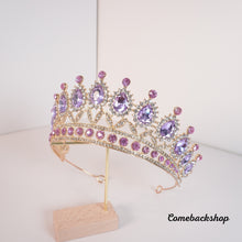 Load image into Gallery viewer, Tiara Crowns for Women Tiaras for Girls Princess Crown for Birthday Costume Bride Wedding Queen, Crystal Tiara Headband