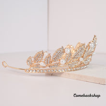 Load image into Gallery viewer, Tiaras for Girl Bride Wedding Hair Accessories for Bridal Birthday Party Prom Halloween Cos-play Costume Christmas