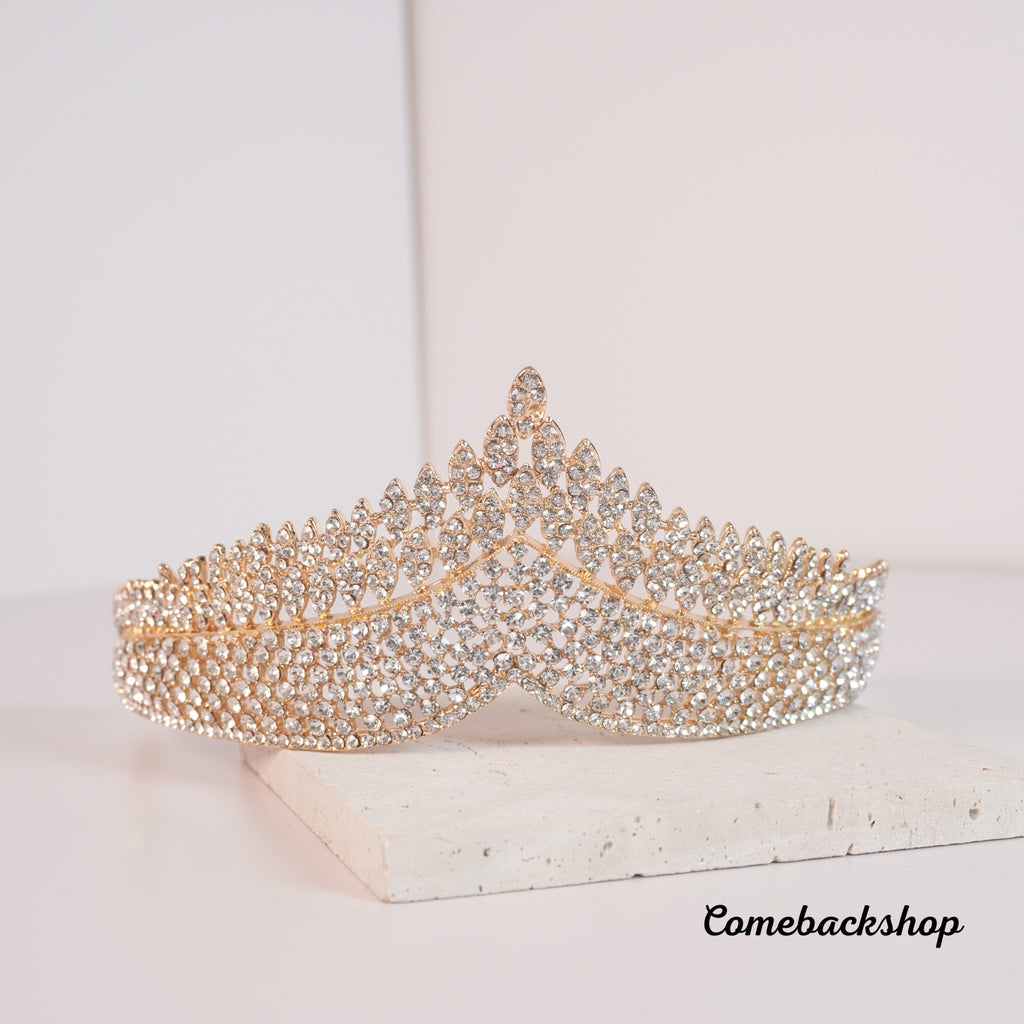 Rhinestone Tiaras Crowns Bride Party Diadem Bridal Wedding Hair Jewelry Ornaments