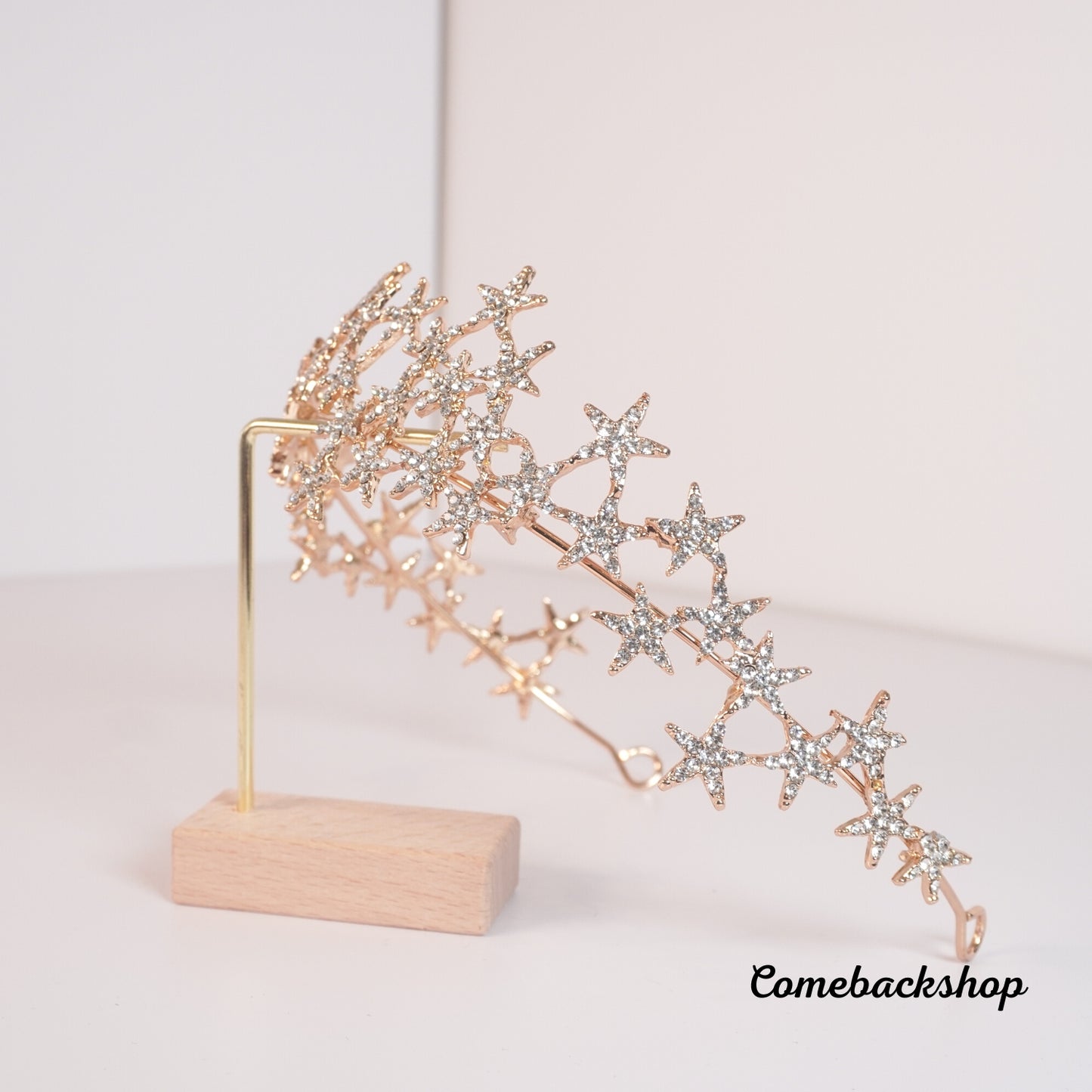 Gold Crown for Women Baroque Queen Crown and Tiara for Girls Crystal Headband Mermaid Crown Princess Hair Accessories for Bride