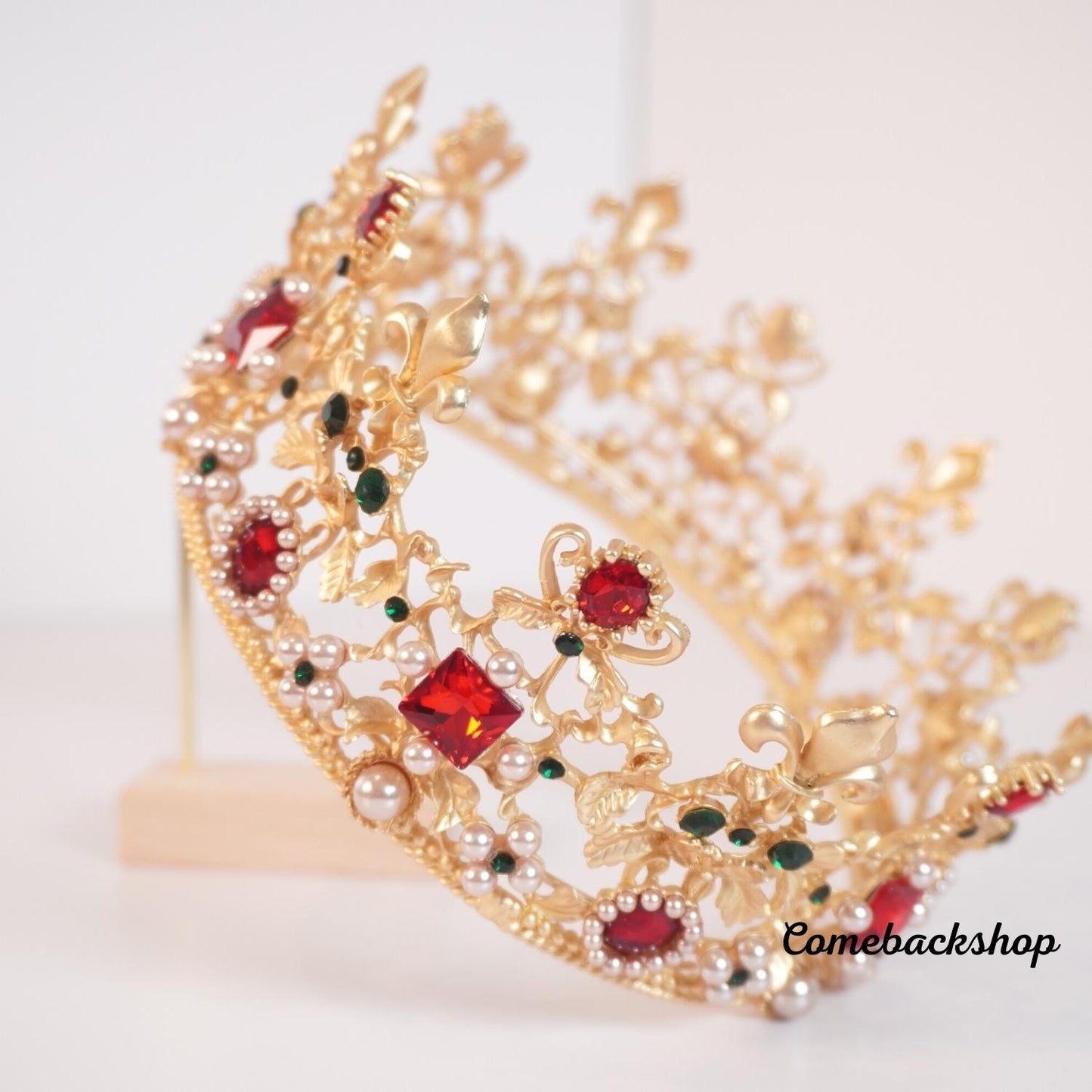 Gold Tiara Wedding Tiaras and Crowns for Women,Rhinestone Queen Tiara for Women Princess Crown Birthday Tiara Headbands for Wedding Prom Bridal Party Halloween Costume Christmas Gifts