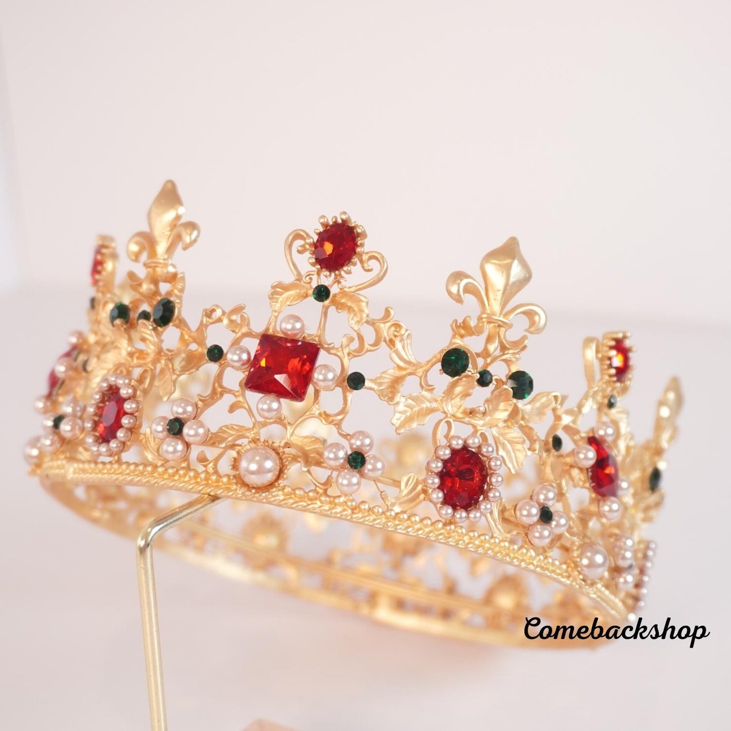 Gold Tiara Wedding Tiaras and Crowns for Women,Rhinestone Queen Tiara for Women Princess Crown Birthday Tiara Headbands for Wedding Prom Bridal Party Halloween Costume Christmas Gifts