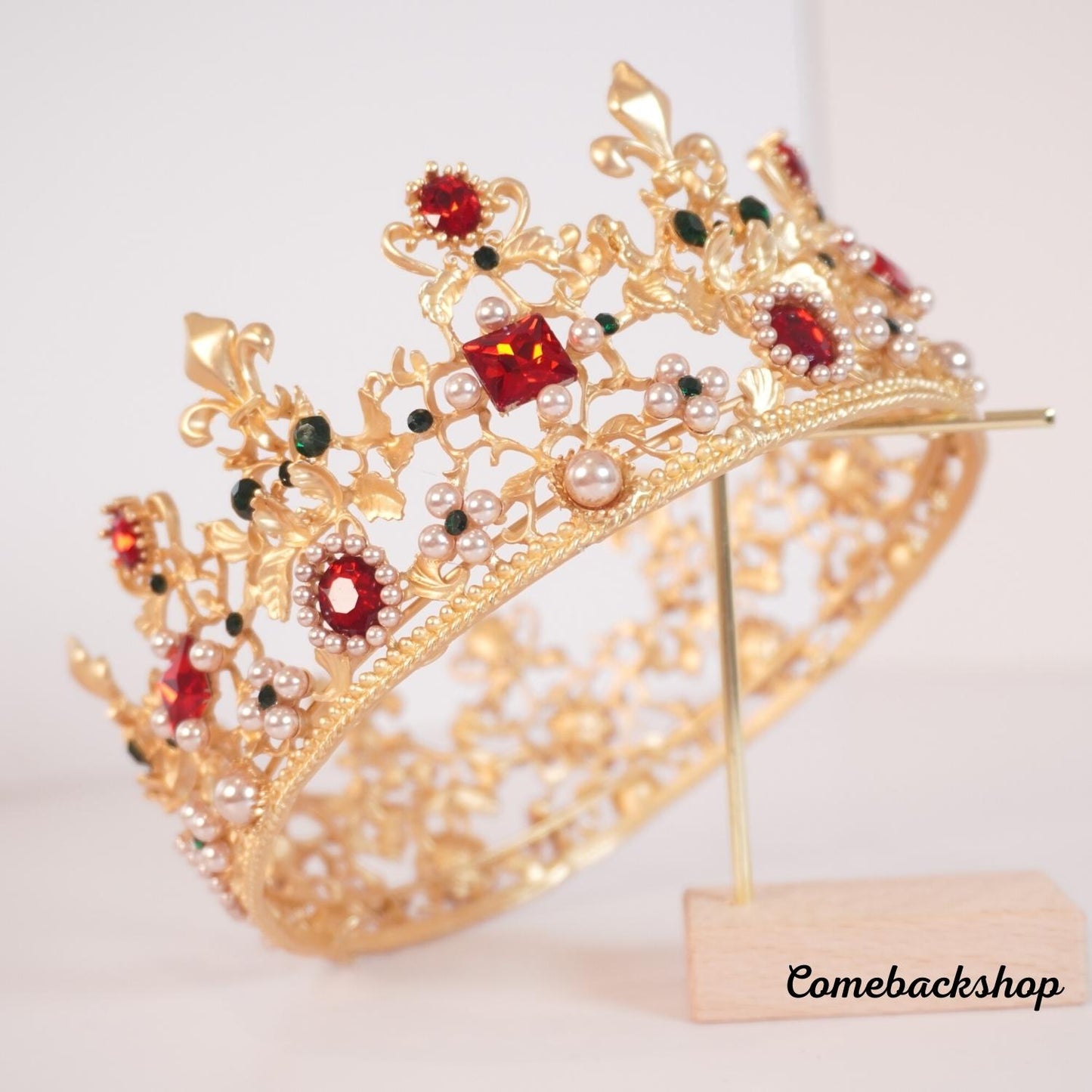 Gold Tiara Wedding Tiaras and Crowns for Women,Rhinestone Queen Tiara for Women Princess Crown Birthday Tiara Headbands for Wedding Prom Bridal Party Halloween Costume Christmas Gifts