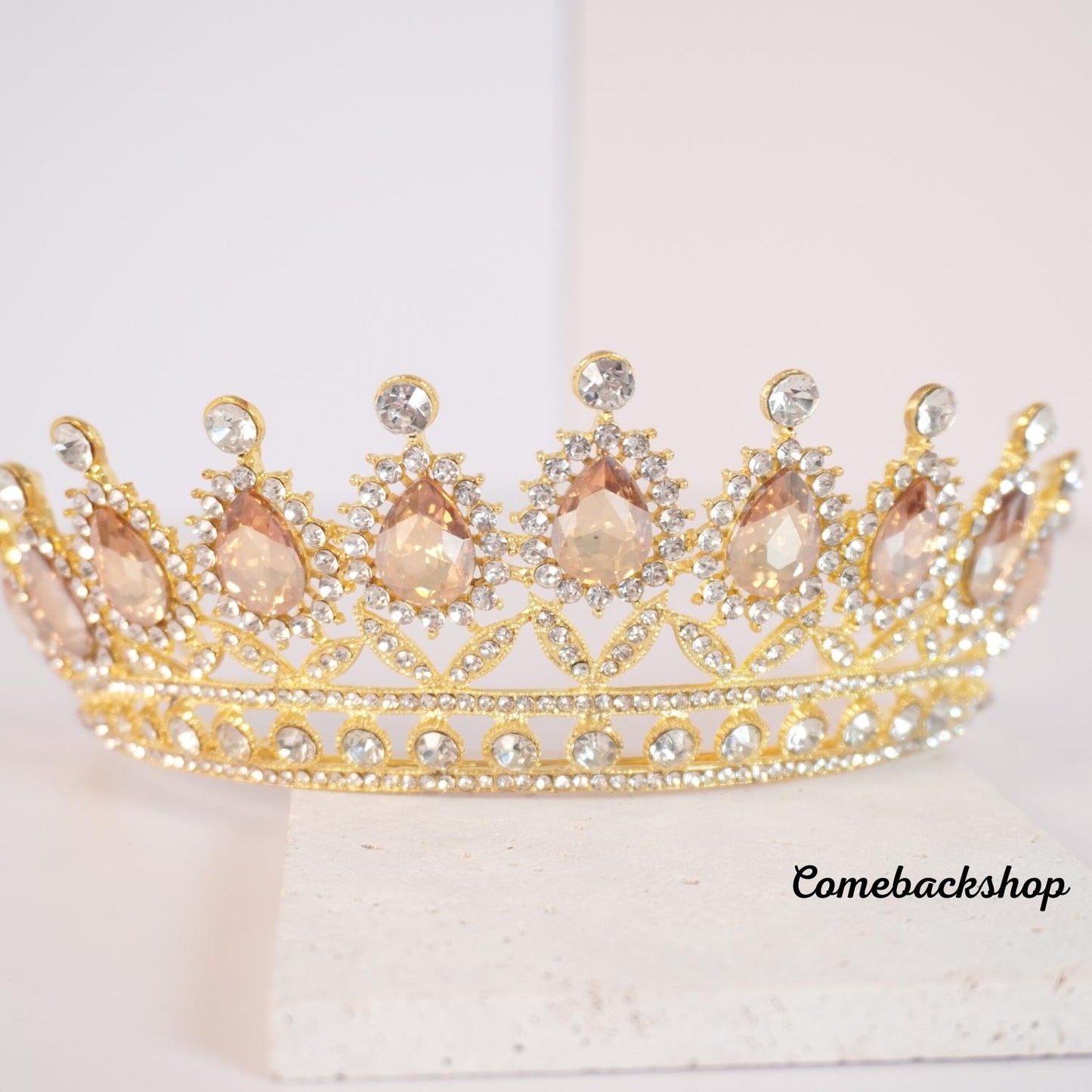 Tiaras and Crowns for Women,Rhinestone Queen Tiara for Women Princess Crown Birthday gold Tiara Headbands for Wedding Prom Bridal Party Halloween Costume Christmas Gifts