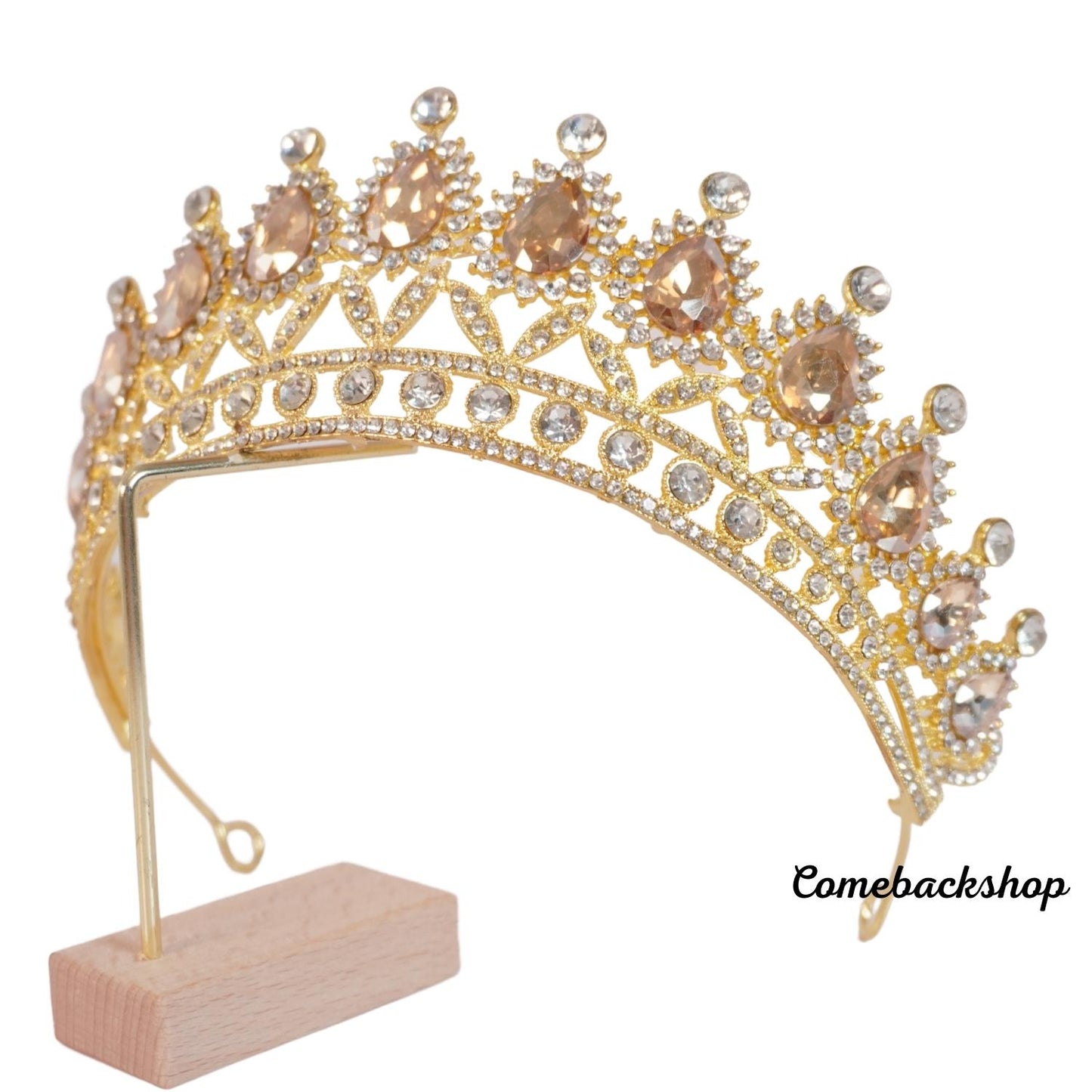 Tiaras and Crowns for Women,Rhinestone Queen Tiara for Women Princess Crown Birthday gold Tiara Headbands for Wedding Prom Bridal Party Halloween Costume Christmas Gifts