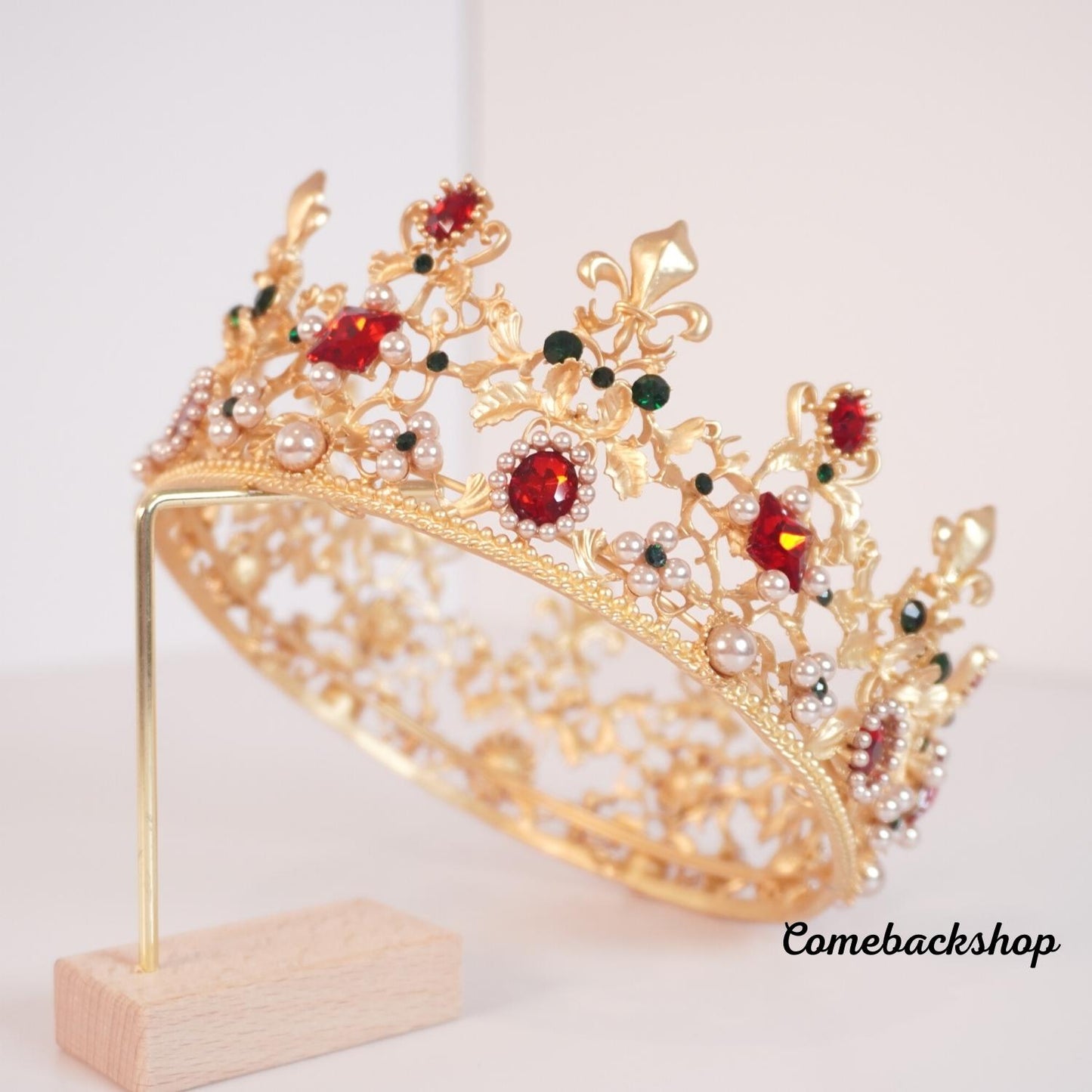 Gold Tiara Wedding Tiaras and Crowns for Women,Rhinestone Queen Tiara for Women Princess Crown Birthday Tiara Headbands for Wedding Prom Bridal Party Halloween Costume Christmas Gifts