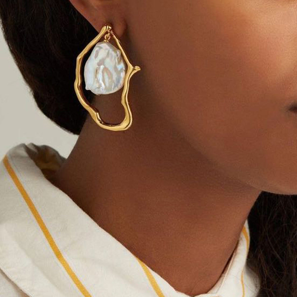 Gold Earrings Fashion Stud Drop Dangle Earrings Multipack Statement Earring for Birthday Party Christmas Jewelry Gift