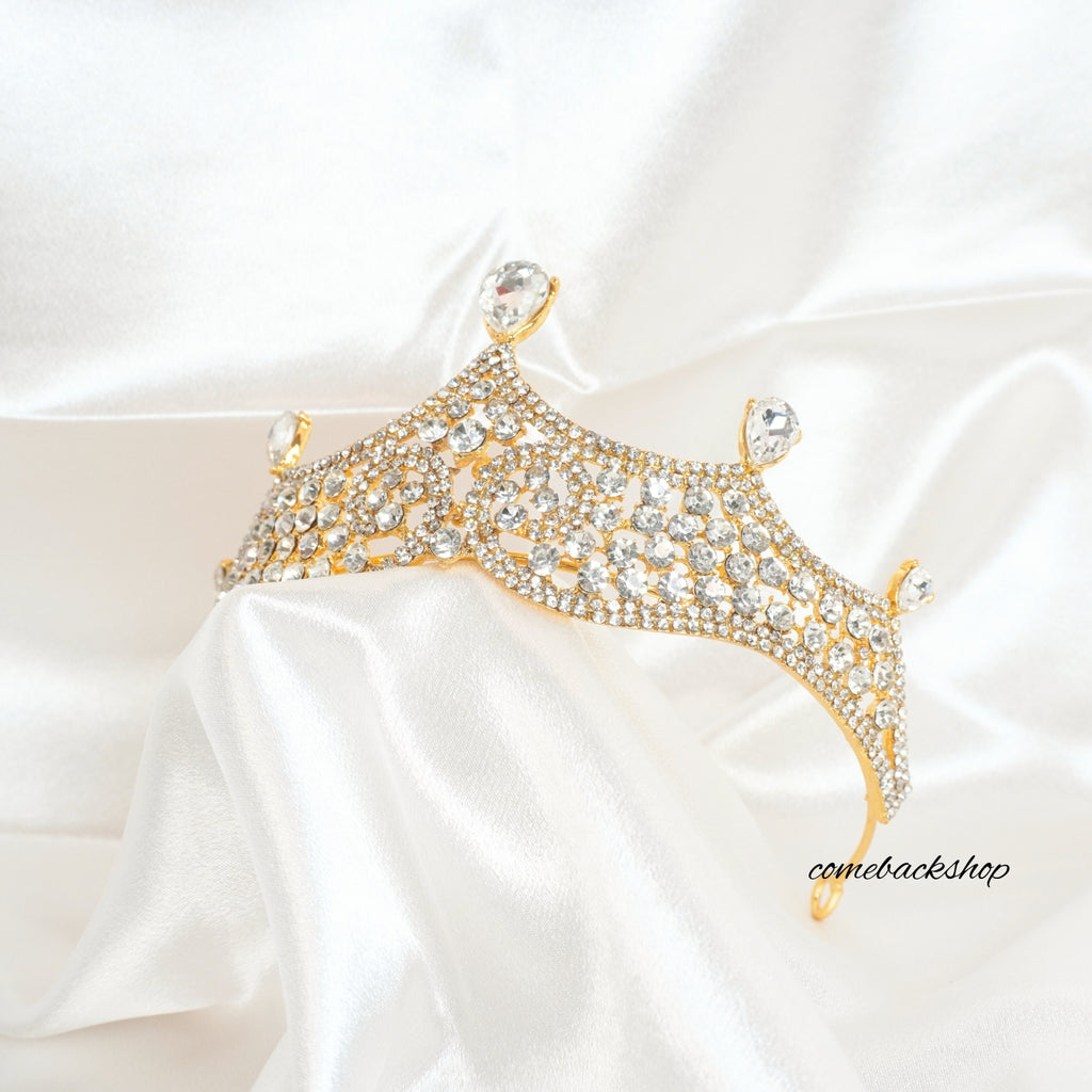 Princess Crown for Women, Crystal Queen Tiaras for Girls Bridal Hair Accessories Gifts for Birthday Wedding Prom, Bridal Party, Pageant, Halloween Christmas Costume