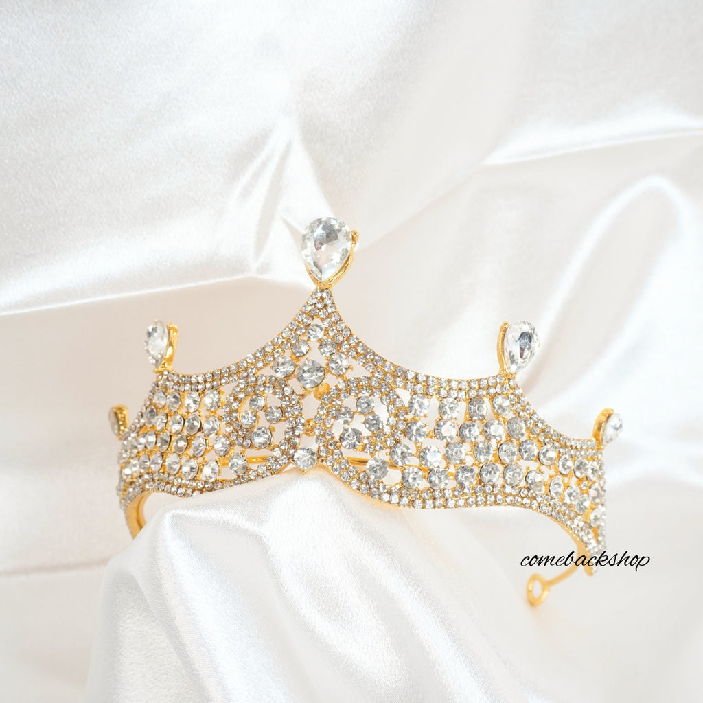 Princess Crown for Women, Crystal Queen Tiaras for Girls Bridal Hair Accessories Gifts for Birthday Wedding Prom, Bridal Party, Pageant, Halloween Christmas Costume