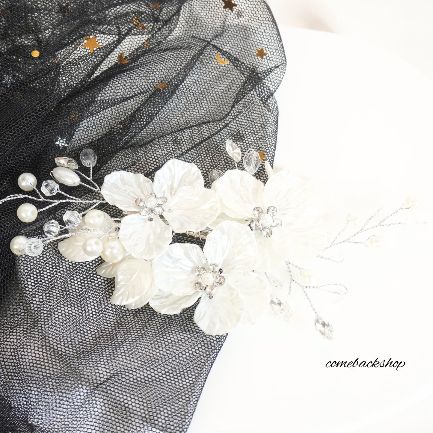 Wedding Hair Clip Rhinestone Bridal Hair Comb for Wedding Hair Accessories for Brides Wedding Hair Piece Headpiece for Women