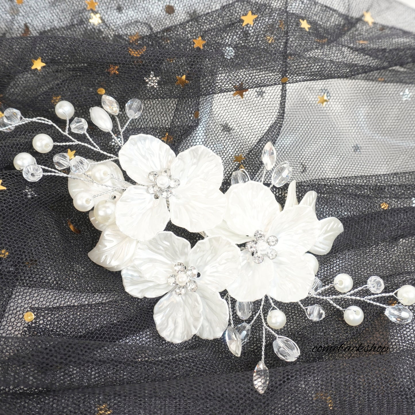 Wedding Hair Clip Rhinestone Bridal Hair Comb for Wedding Hair Accessories for Brides Wedding Hair Piece Headpiece for Women