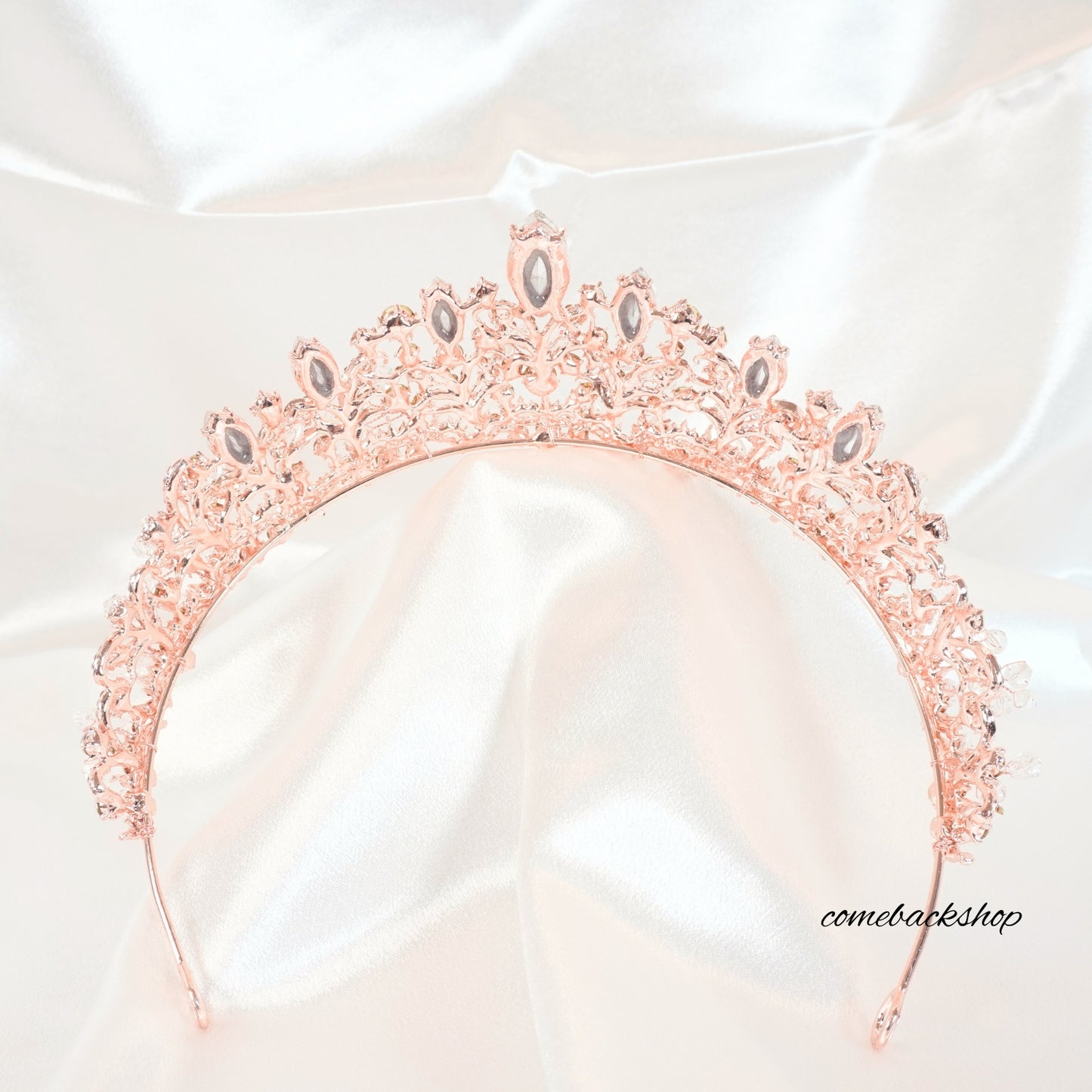 Pink Crown for Women Pink Queen Crowns for Girls Princess Baroque Crystal Rhinestone Bridal Tiara for Bride Costume Party