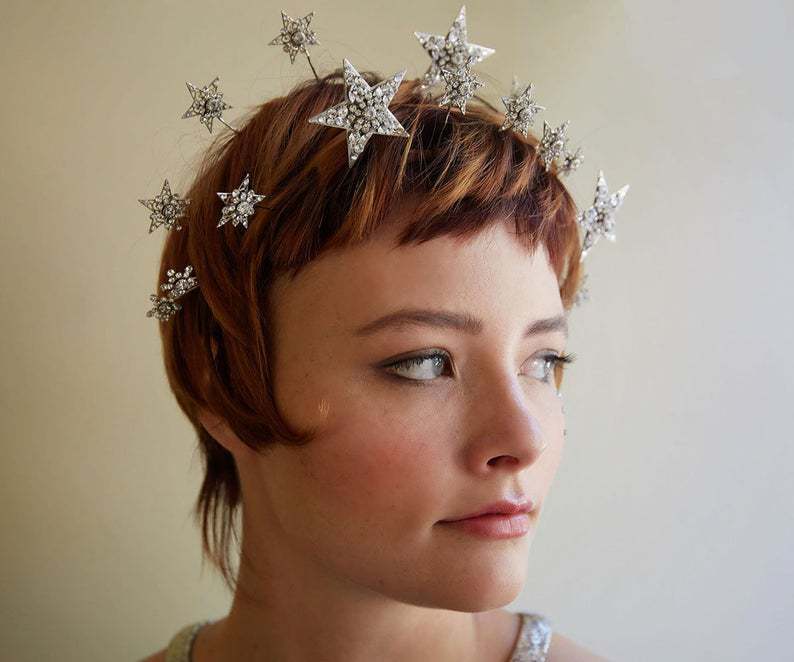 Baroque Vintage Royal Queen King Round Crystal Wedding Crown Bridal Tiaras and Crowns Diadem Bride Hair Jewelry,Swarovski