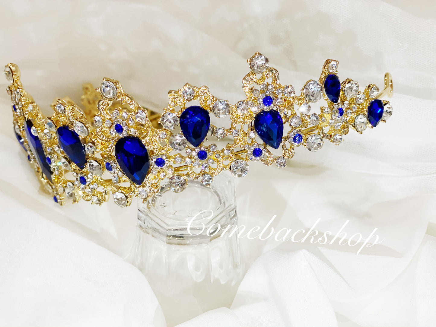 Vintage Baroque Queen King Bride Tiara Crown For Women Headdress Prom Bridal Wedding Tiaras