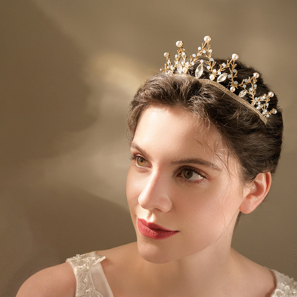 Bridal Tiara Crowns Princess Queen Pageant Prom Tiara Headband Wedding Hair Accessory,flower tiara,wedding crown,princess crown