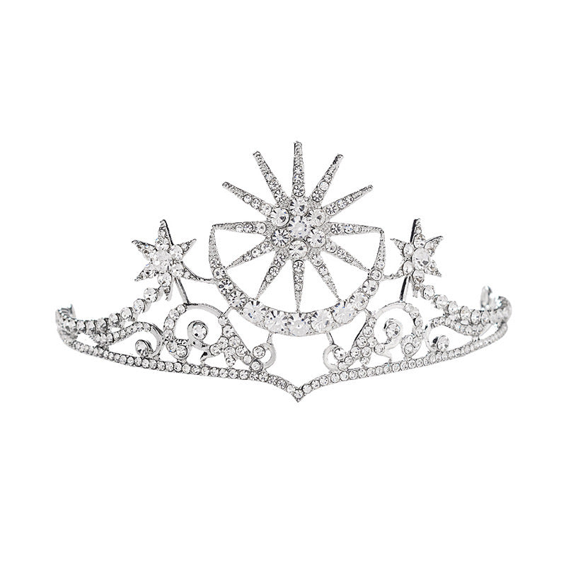 Queen Tiaras and Crown with Comb for Womens Birthday Girls Prom Halloween,Swarovski