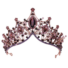 Load image into Gallery viewer, Crystal Tiara Crowns For Women Girls Princess Elegant Crown with Combs Women&#39;s Headbands Bridal Wedding Prom Birthday Headbands,Swarovski