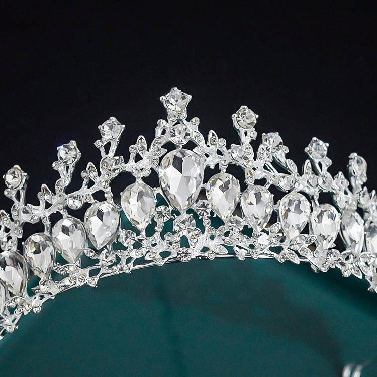 Crystal Crowns and Tiaras with Comb Headband for Girl or Women Birthday Party Wedding Prom Bridammm