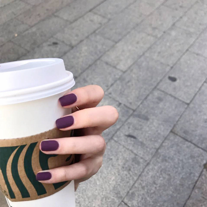 Fake Nails Full Cover Square Short Matte Artificial Acrylic Nails