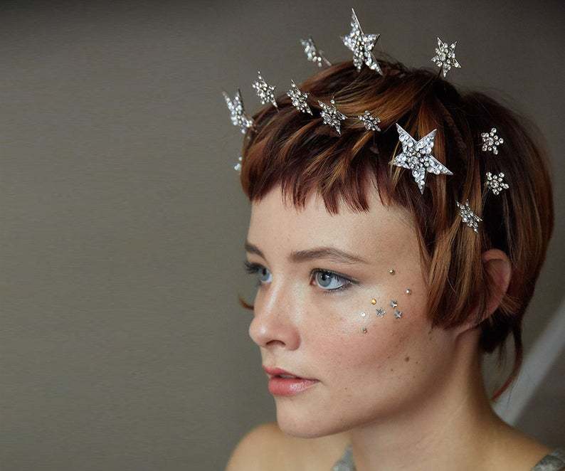Baroque Vintage Royal Queen King Round Crystal Wedding Crown Bridal Tiaras and Crowns Diadem Bride Hair Jewelry,Swarovski