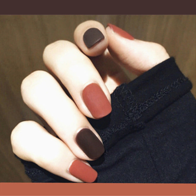 Fake Nails Press on Nails French Nails Ombre Nails Ballerina False Nails Glossy Full Cover Nails