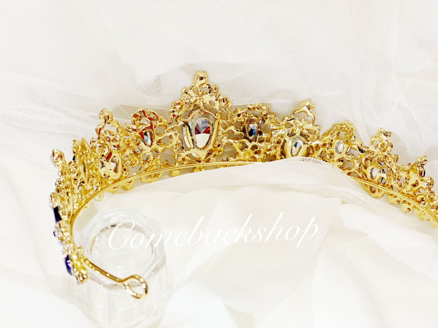 Vintage Baroque Queen King Bride Tiara Crown For Women Headdress Prom Bridal Wedding Tiaras