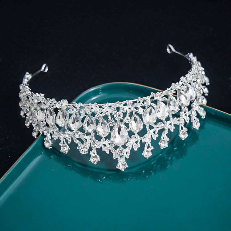 Crystal Crowns and Tiaras with Comb Headband for Girl or Women Birthday Party Wedding Prom Bridammm