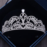 Tiara Crown Jewelry Gift for Women Girls,Headband Headpiece Silver Crystal Rhinestone Diadem Princess Birthday Yallff Crown with Comb, Swarovski