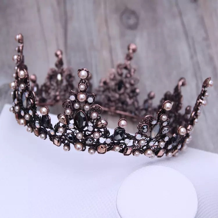 Geometric Beads Tiaras Crowns Hairband Royal Queen Headband,Swarovski