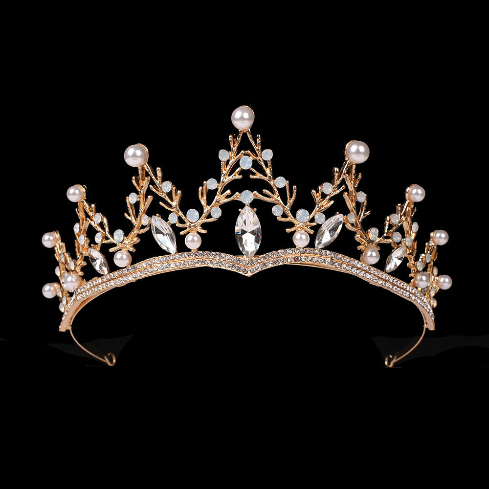 Bridal Tiara Crowns Princess Queen Pageant Prom Tiara Headband Wedding Hair Accessory,flower tiara,wedding crown,princess crown