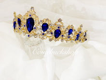 Load image into Gallery viewer, Vintage Baroque Queen King Bride Tiara Crown For Women Headdress Prom Bridal Wedding Tiaras