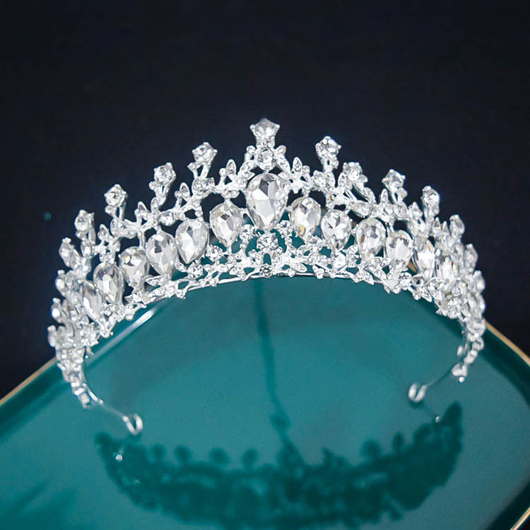 Crystal Crowns and Tiaras with Comb Headband for Girl or Women Birthday Party Wedding Prom Bridammm