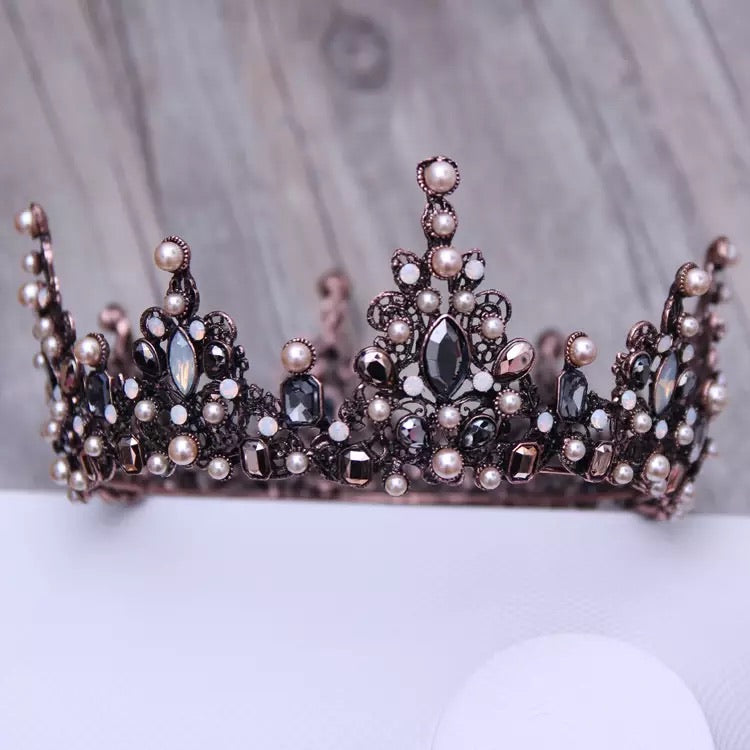 Geometric Beads Tiaras Crowns Hairband Royal Queen Headband,Swarovski