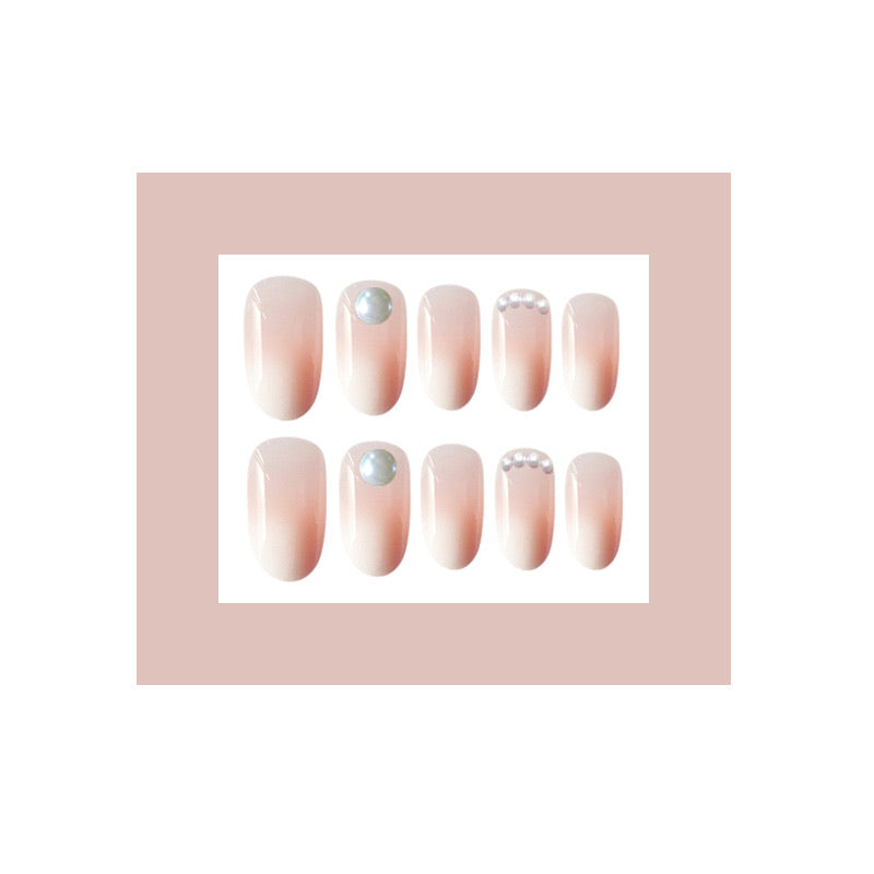 Fake Nails Long Ballet Ballerina Coffin Full Cover Azure Cerulean Color Long UV