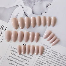 Load image into Gallery viewer, Fake Nails Long Ballet Full Cover Soft Pink Color Long UV Coat Acrylic Nail Kits Sets